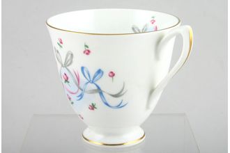 Royal Albert Buttons and Bows Coffee Cup Gold rim 3" x 3"