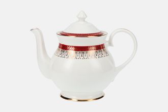 Royal Grafton Majestic - Red Teapot Rounded body 1 3/4pt