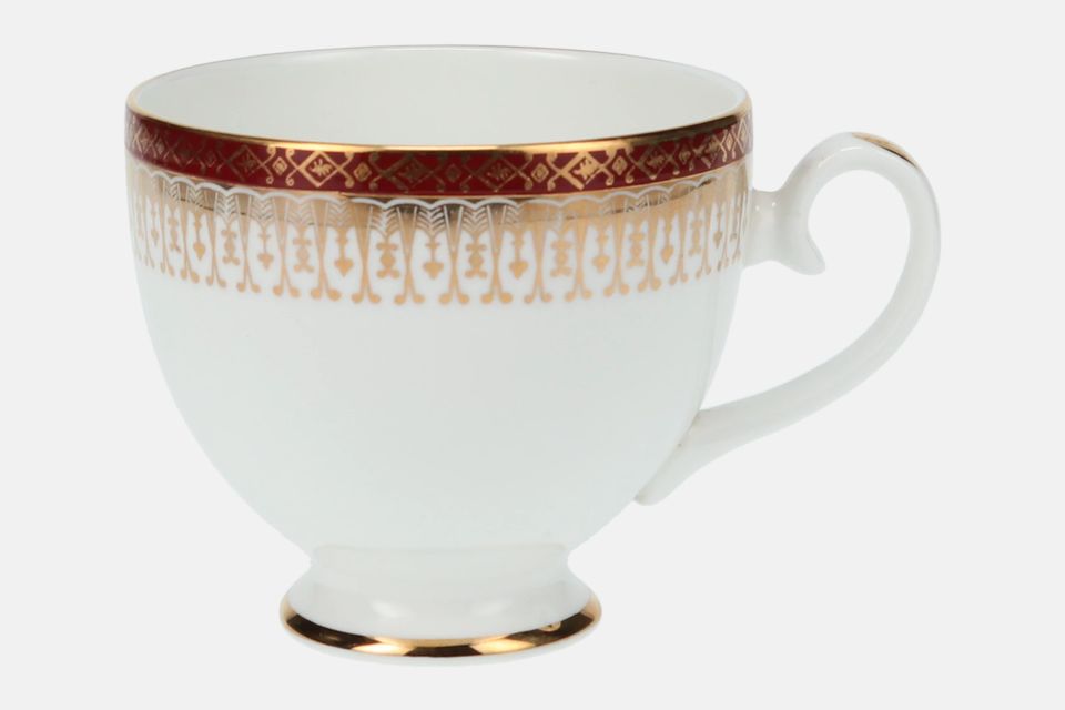 Royal Grafton Majestic - Red Breakfast Cup Leigh shape 3 5/8" x 3 1/4"