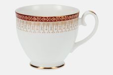 Royal Grafton Majestic - Red Breakfast Cup Small foot 3 5/8" x 3 1/4" thumb 1