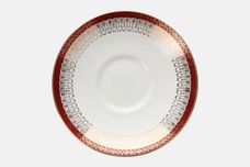 Royal Grafton Majestic - Red Breakfast Saucer Same as soup cup saucer 6" thumb 1