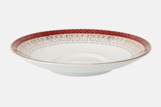 Royal Grafton Majestic - Red Breakfast Saucer Same as soup cup saucer 6" thumb 2