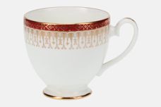 Royal Grafton Majestic - Red Coffee Cup Leigh shape 2 7/8" x 2 3/4" thumb 1