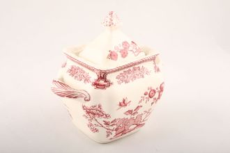 Sell Masons Manchu - Pink Sugar Bowl - Lidded (Tea)