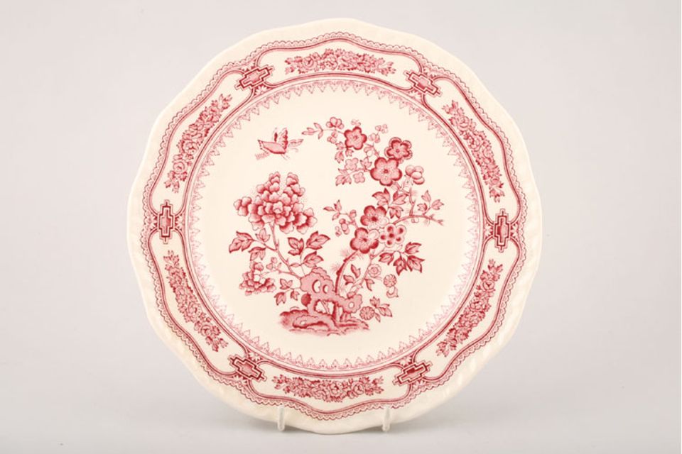 Masons Manchu - Pink Salad/Dessert Plate 8"