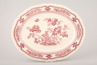 Sell Masons Manchu - Pink Platter 13 1/2"