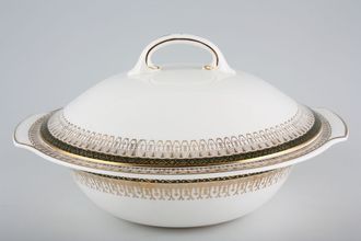 Sell Royal Grafton Majestic - Green Vegetable Tureen with Lid pattern round rim and sides of base, eared