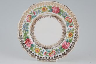 Royal Standard Indian Summer - Gold Edge and Gold Lace Trim Tea / Side Plate 6 1/2"