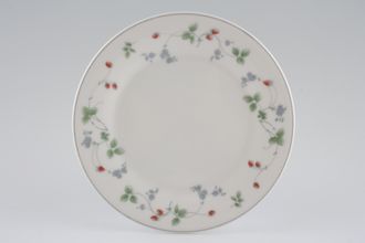 Royal Doulton Strawberry Fayre Tea / Side Plate Pink B/S.Has blue flowers 6 5/8"
