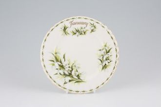 Sell Royal Albert Flower of the Month Series - Montrose Shape Tea / Side Plate January - Snowdrops 6 1/4"