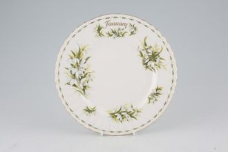 Sell Royal Albert Flower of the Month Series - Montrose Shape Salad/Dessert Plate January - Snowdrops 8"