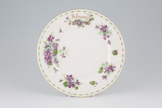 Sell Royal Albert Flower of the Month Series - Montrose Shape Salad/Dessert Plate February - Violets 8"