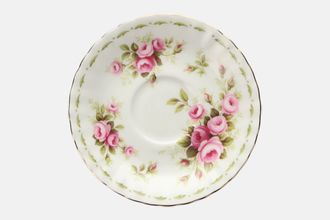 Sell Royal Albert Flower of the Month Series - Montrose Shape Coffee Saucer June - Roses 4 3/4"