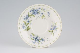 Sell Royal Albert Flower of the Month Series - Montrose Shape Tea Saucer July - Forget Me Not 5 1/2"