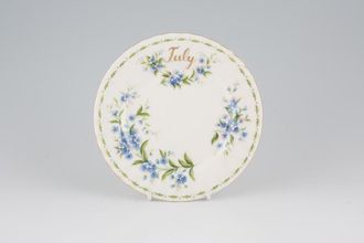 Royal Albert Flower of the Month Series - Montrose Shape Tea / Side Plate July - Forget Me Not 6 1/4"