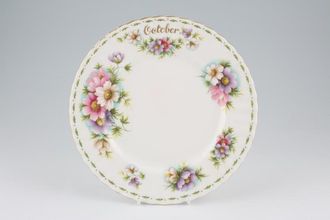 Sell Royal Albert Flower of the Month Series - Montrose Shape Salad/Dessert Plate October - Cosmos 8"