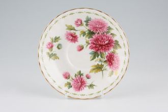 Sell Royal Albert Flower of the Month Series - Montrose Shape Tea Saucer November - Chrysanthemum 5 1/2"