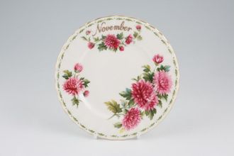 Sell Royal Albert Flower of the Month Series - Montrose Shape Tea / Side Plate November - Chrysanthemum 6 1/4"