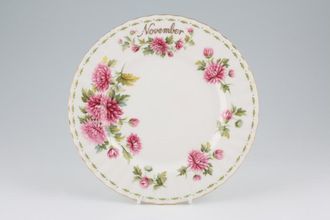 Sell Royal Albert Flower of the Month Series - Montrose Shape Salad/Dessert Plate November - Chrysanthemum 8"