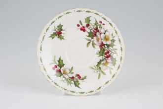 Sell Royal Albert Flower of the Month Series - Montrose Shape Coffee Saucer December - Christmas Rose 4 3/4"
