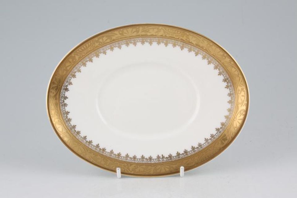 Royal Grafton Regal - Gold Sauce Boat Stand oval 7"