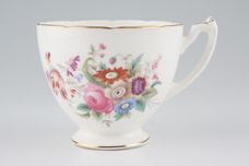 Coalport Junetime Teacup Wavy rim - footed. Flowers may vary. 3 1/2" x 2 5/8" thumb 2