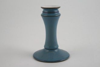Denby Colonial Blue Candlestick 5"
