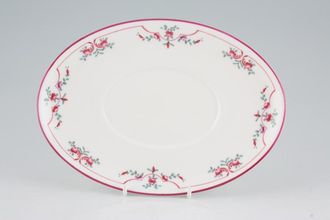 Royal Worcester Petite Fleur - Pink Flowers Sauce Boat Stand