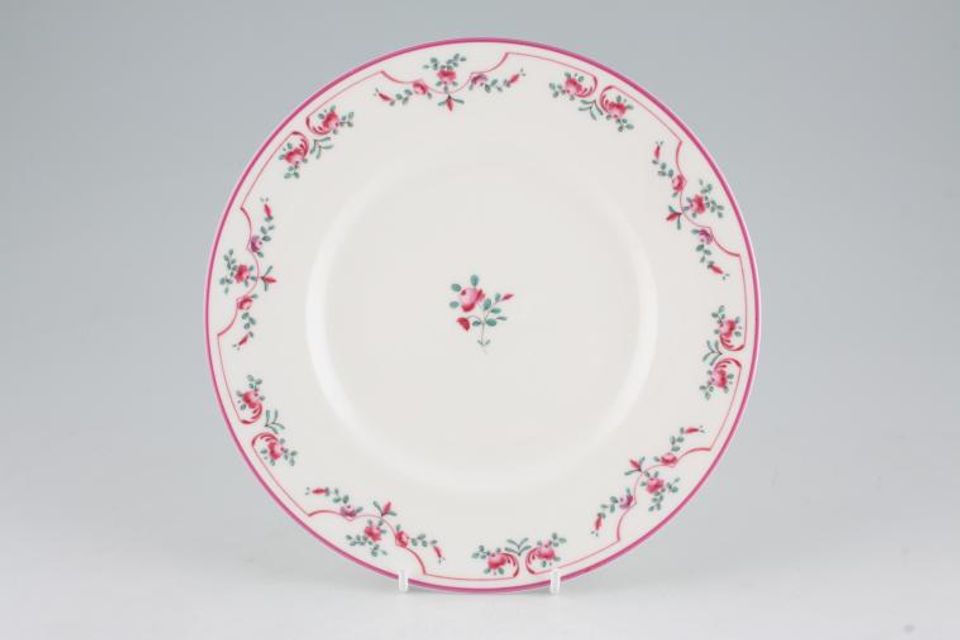 Royal Worcester Petite Fleur - Pink Flowers Salad/Dessert Plate 8"
