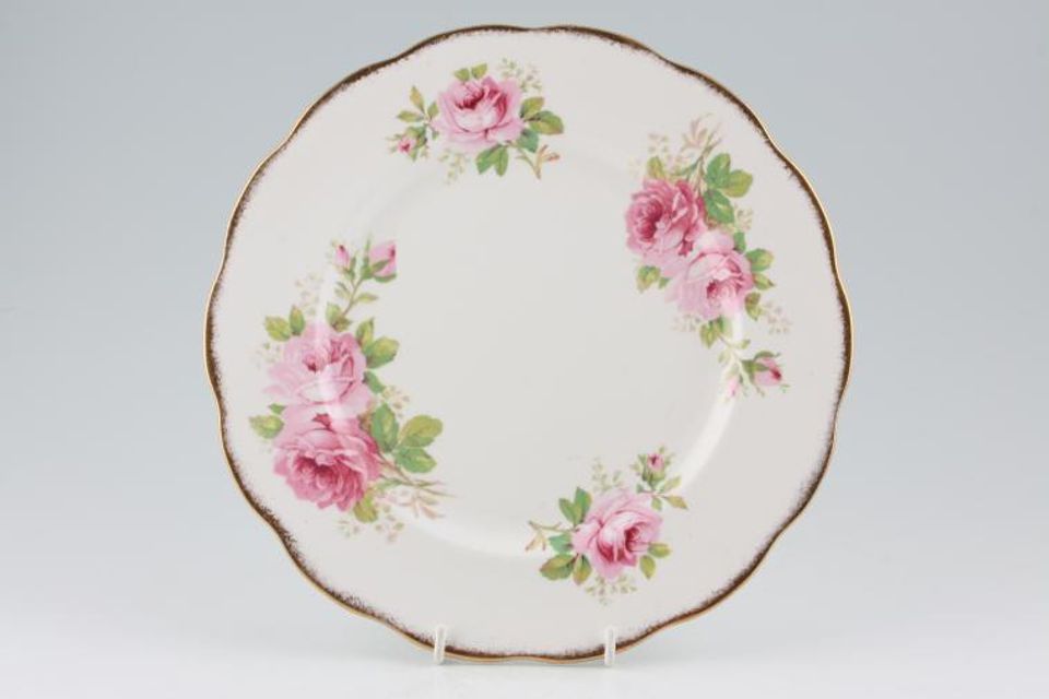 Royal Albert American Beauty Dinner Plate smaller floral pattern 10 1/4"