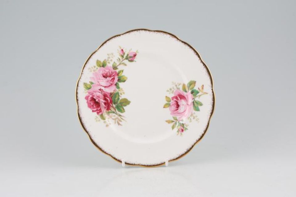 Royal Albert American Beauty Tea / Side Plate smaller floral pattern 6 1/4"