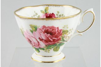 Royal Albert American Beauty Teacup like 50p shape 3 1/2" x 2 5/8"