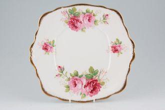 Sell Royal Albert American Beauty Cake Plate larger floral pattern (square) 9 3/4" x 9"