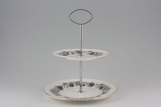 Paragon Cherwell Cake Stand Two tier (plates 6 1/4" and 8")