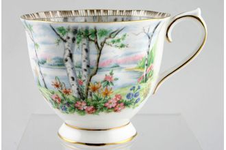 Sell Royal Albert Silver Birch Teacup No gold on Flick up on handle 3 3/8" x 2 3/4"
