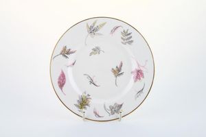 Tuscan & Royal Tuscan Windswept - white background, gold rim Tea / Side Plate