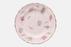 Tuscan & Royal Tuscan Windswept - pink background, gold rim Tea / Side Plate wavy edge 7" thumb 1