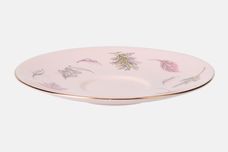 Tuscan & Royal Tuscan Windswept - pink background, gold rim Tea Saucer smooth edge 6 1/8" thumb 2