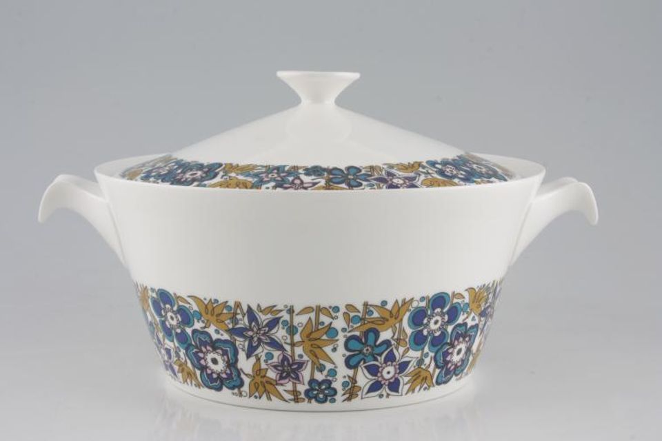 Tuscan & Royal Tuscan Nocturne Vegetable Tureen with Lid lugged