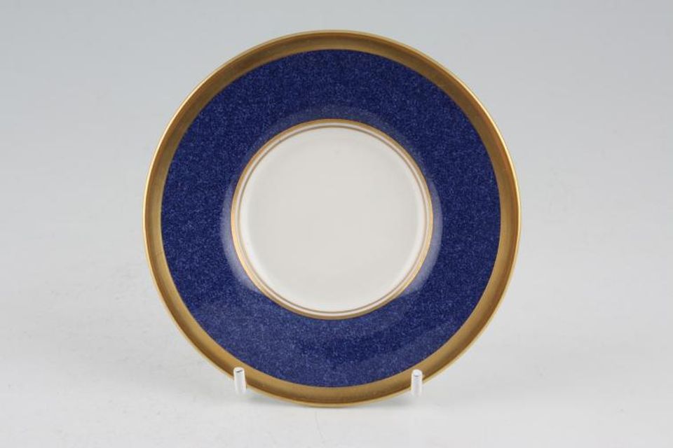 Coalport Athlone - Cobalt Blue Coffee Saucer Colours may vary 4 3/4"