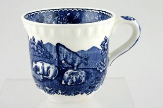 Sell Adams English Scenic - Blue Coffee Cup With Cattle 2 3/4" x 2 1/2"