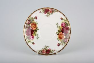 Royal Albert Old Country Roses - Made in England Soup Cup Saucer Flatter than Breakfast Saucers 6 1/4"