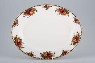 Royal Albert Old Country Roses - Made in England Oval Platter 13"