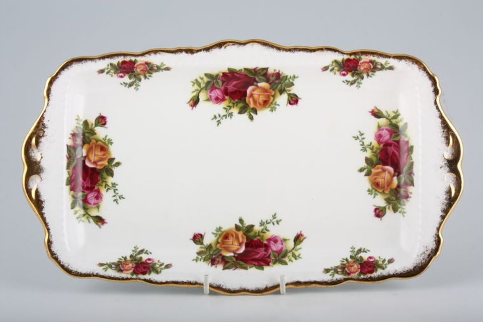 Royal Albert Old Country Roses - Made in England Sandwich Tray 11 1/2"