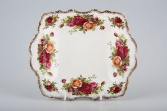 Sell Royal Albert Old Country Roses - Made in England Dish (Giftware) Square eared dish with fancy edge 7" x 6"