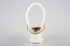 Royal Albert Old Country Roses - Made in England Ornament Basket, 4 1/2" high 4 1/2" thumb 2