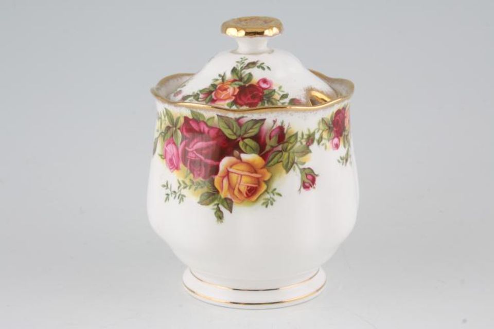 Royal Albert Old Country Roses - Made in England Jam Pot + Lid