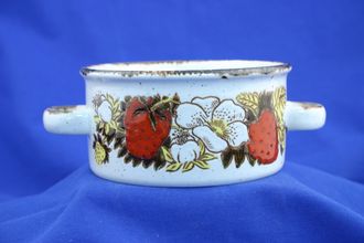 Midwinter Wild Strawberry Soup Cup 2 handles