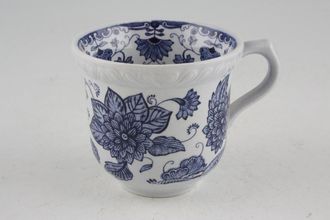 Adams Blue Butterfly Coffee Cup 2 5/8" x 2 1/2"