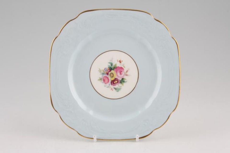 Coalport Sevres Embossed Cake Plate eared-square 10"